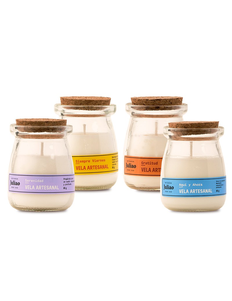 Kit velas de 85G x 4 unidades