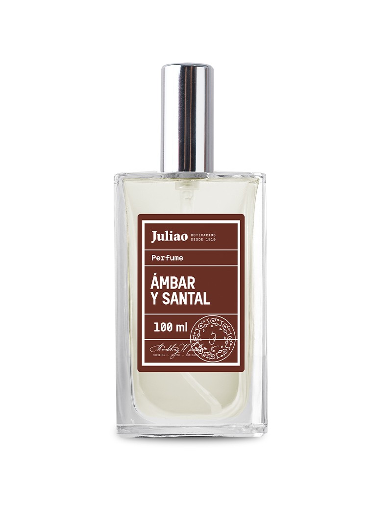 PERFUME AMBAR Y SANTAL 100 ML