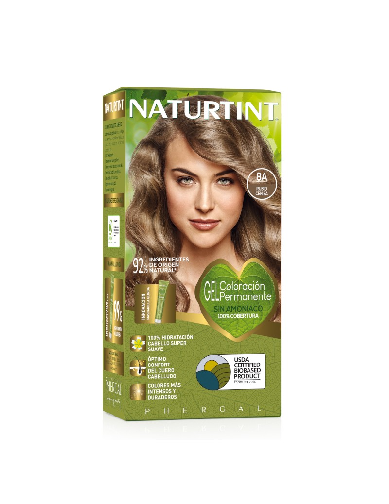 Coloración Rubio Ceniza 8A...