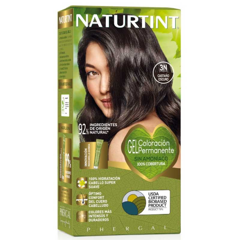 Kit Coloración Castaño Oscuro 3N Naturtint