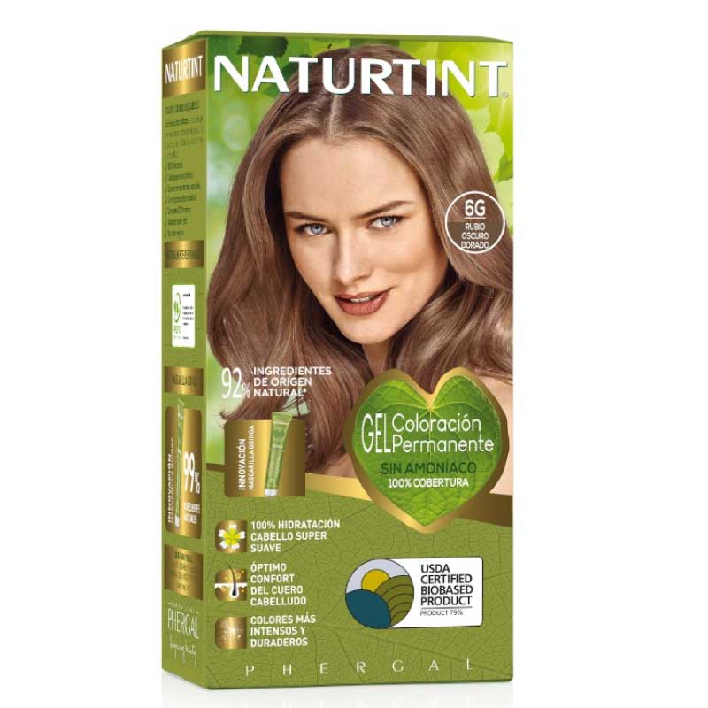 Kit Coloración Rubio Oscuro Dorado 6G Naturtint