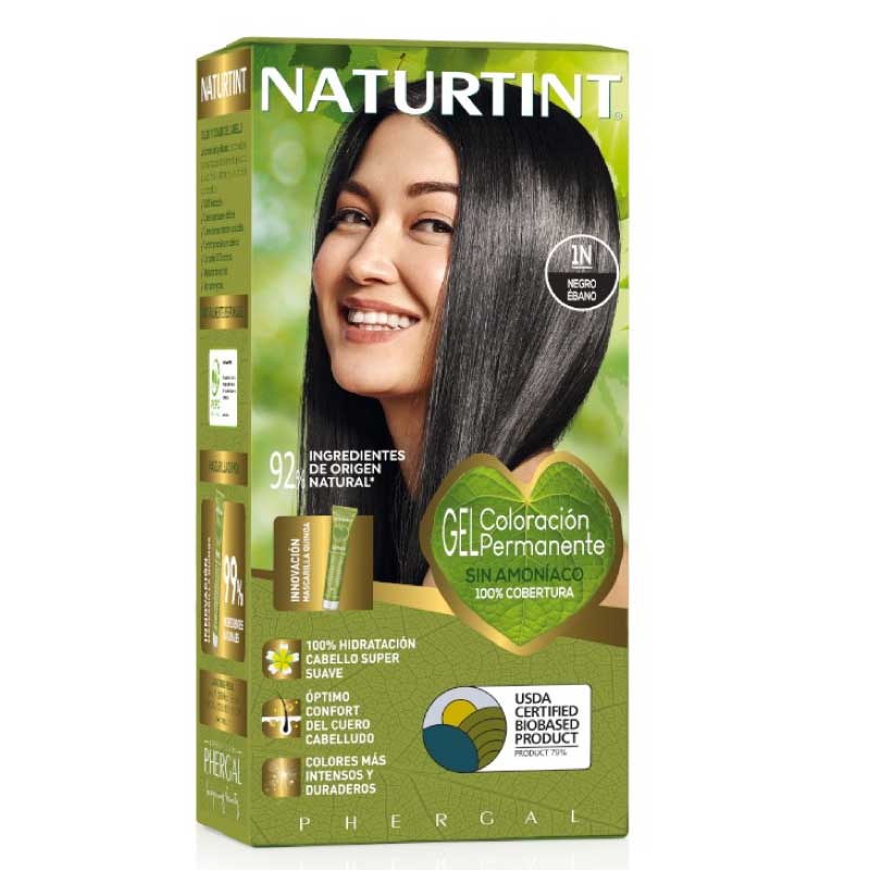 Kit Coloración Negro Ébano 1N Naturtint